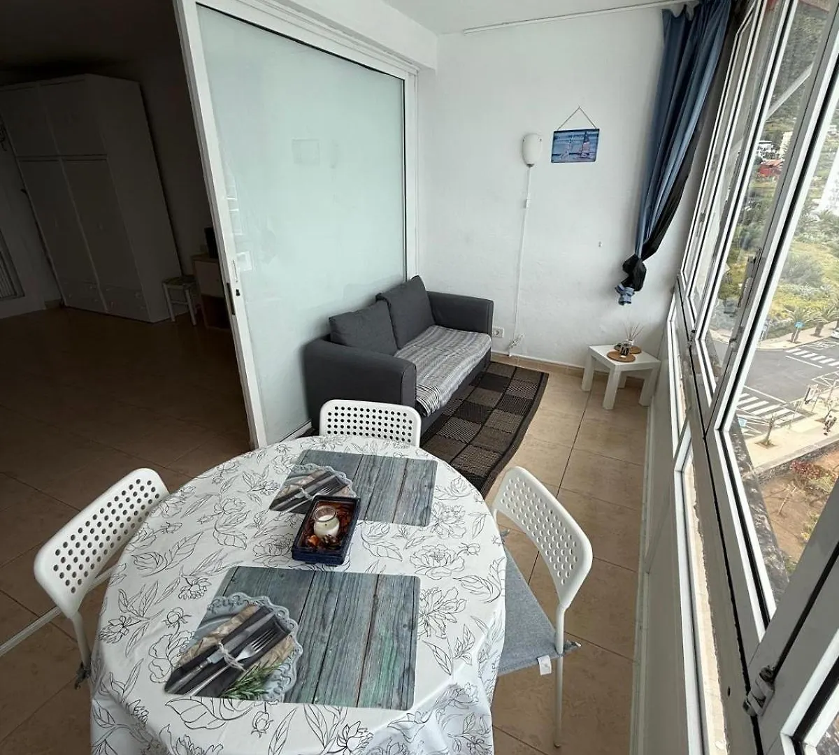 Bonito Apartamento En Primera Linea Al Mar Punta del Hidalgo Apartman